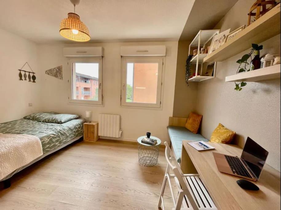 Apartamento Studio Orchidee - Metro Arenes - Hopital A 5 Mn Toulouse Exterior foto